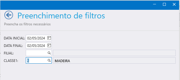 Screenshot - Vendas por produto ABC com custo e classe