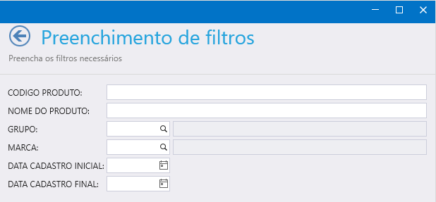 Screenshot - Compra e Venda de Produtos com Marca e Grupo
