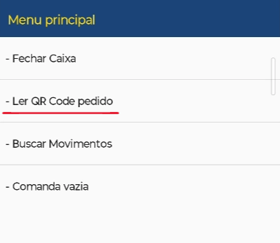 Importação do pedido