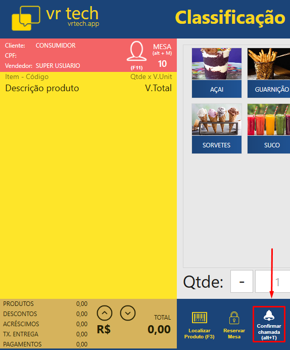 Notificação no Gourmet Droid